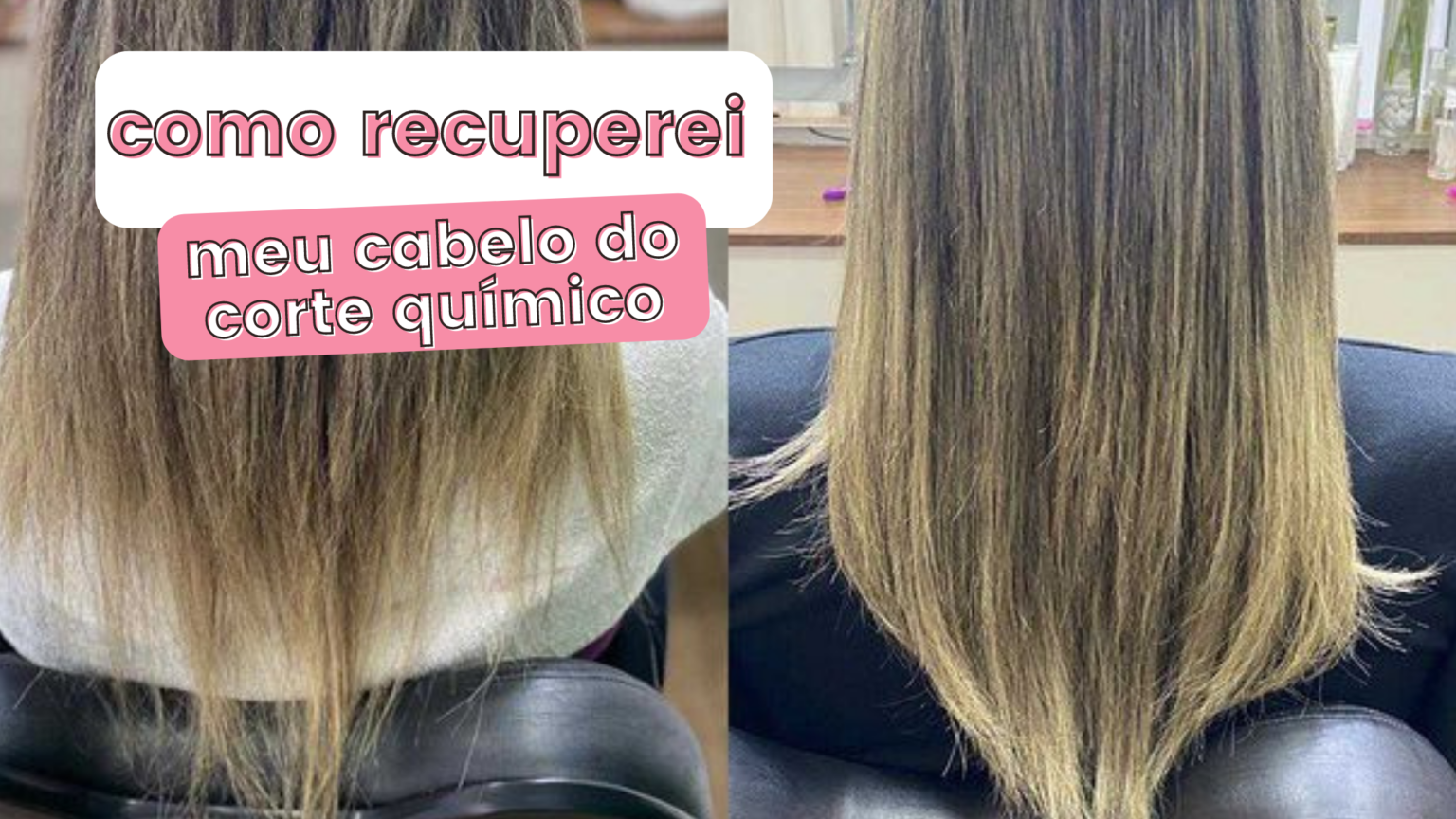 COMO RECUPEREI MEU CABELO DO CORTE QUÍMICO? DICAS