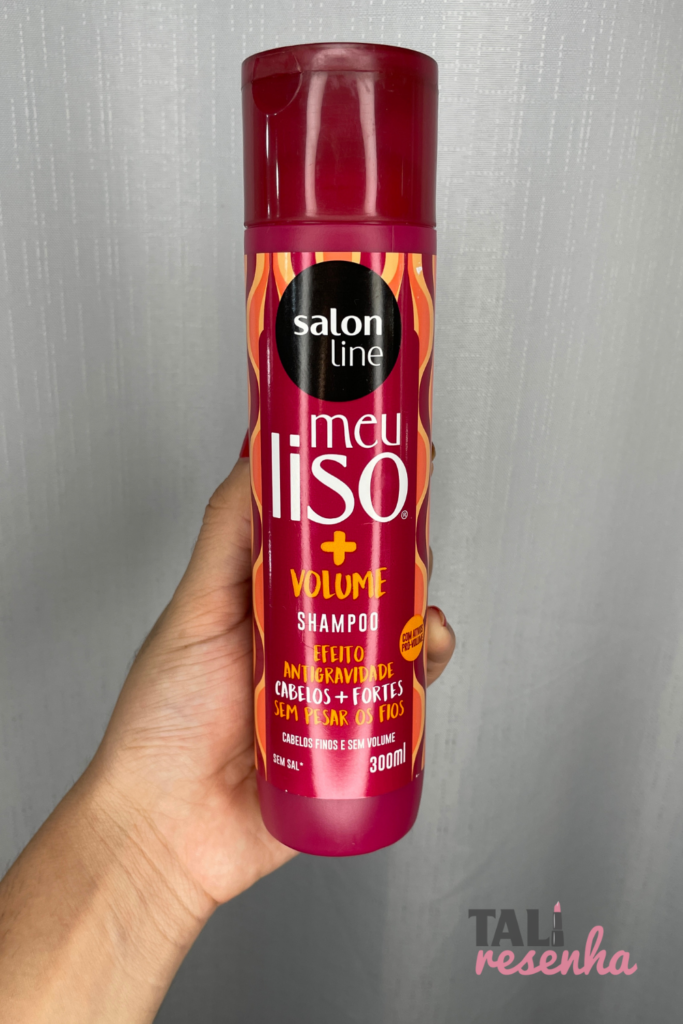 shampoo meu liso + volume